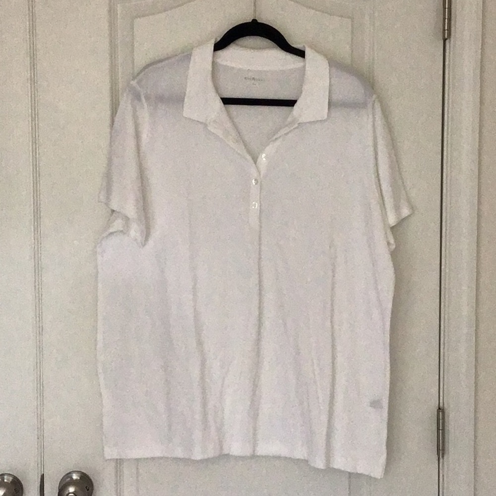 White collared shirt